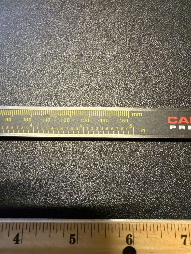 Carrera Precision Model Metal 9"Digital Calipers Needs Battery J