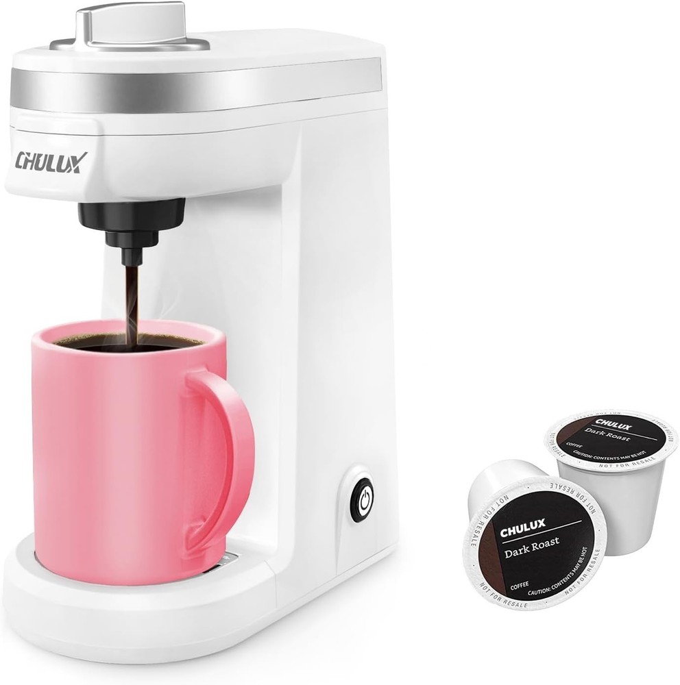 Mini Coffee Maker K Capsule Single Serve Coffee Maker One Cup Americano White