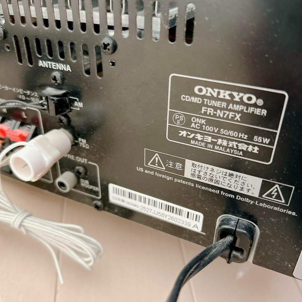 ONKYO FR-N7FX CD MD Recorder Compact Disk Mini Disk Deck from Japan