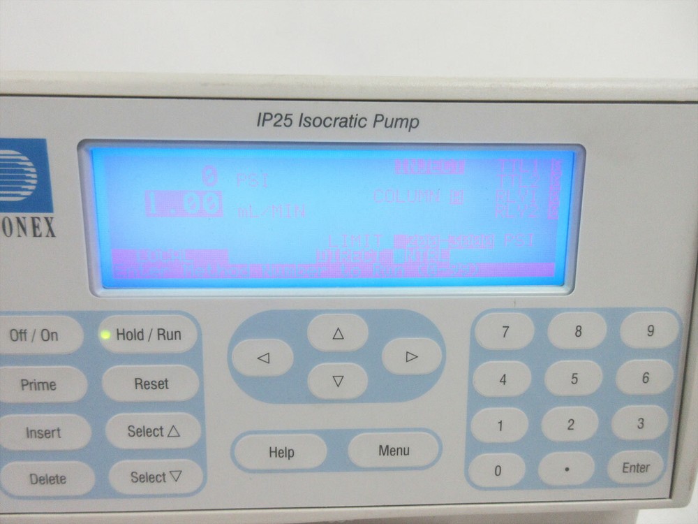 DIONEX IP25 ISOCRATIC PUMP IP25-2 MODULEWARE 3.51 BIOS 30.01