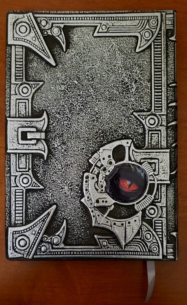 Silver Dungeons Dragons Notebook Embossed Character Journal Roleplaying DnD
