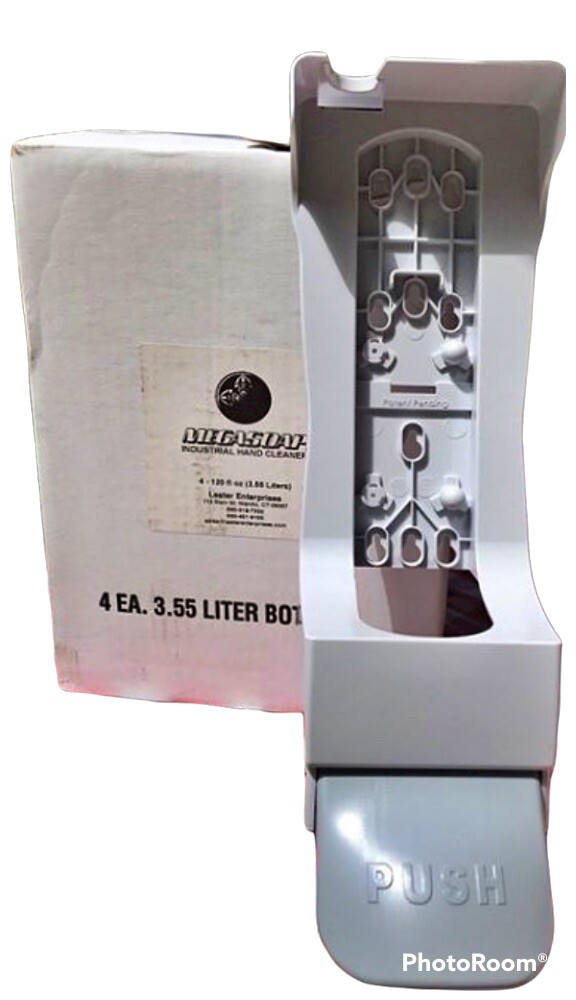 BEST WALNUT SHELL INDUSTRIAL HAND SOAP HAND CLEANER Case 4ea 120oz AND DISPENSER