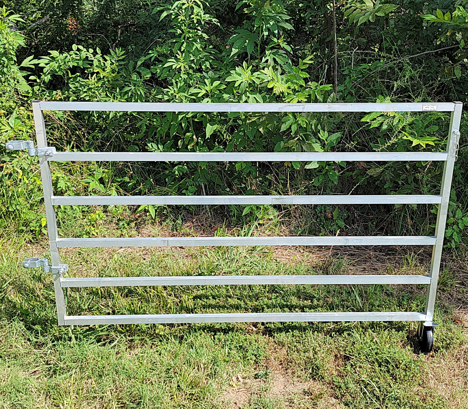 ALUMINUM 5 FT X 5 FT 6 RAIL 40" TALL SHEEP & GOAT ADD-ON STALL KIT PANEL PEN
