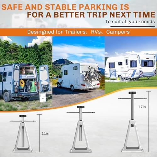 RV Stabilizers Jacks 4 Pack,Screw Jack Stands for RV Camper Travel Basic