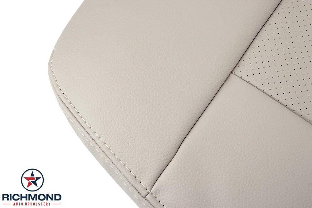 2015 2016 Benz E-Class - Driver Side Bottom Replacement Leather Seat Cover Tan