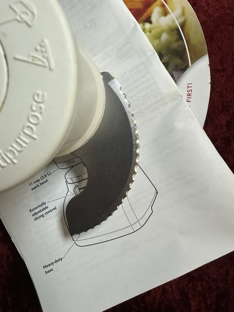 KitchenAid 13 Cup Food Processor With Original Attachments Tested And Sharp!!!!