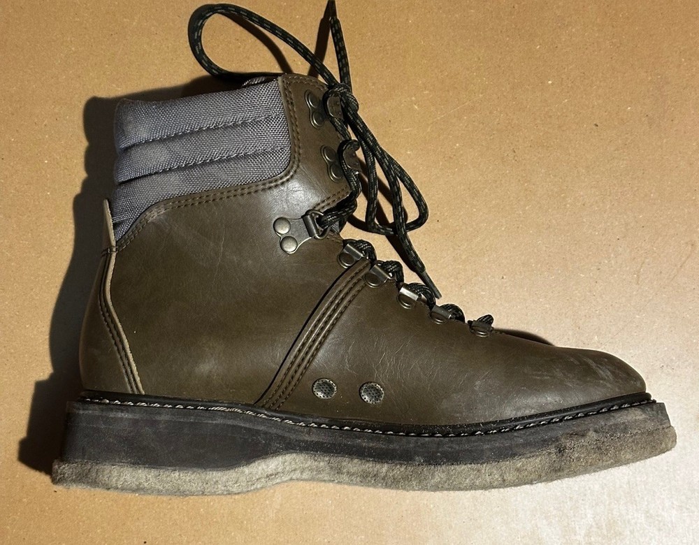 Simms Leather Wading Boots - Felt Sole - Size 7