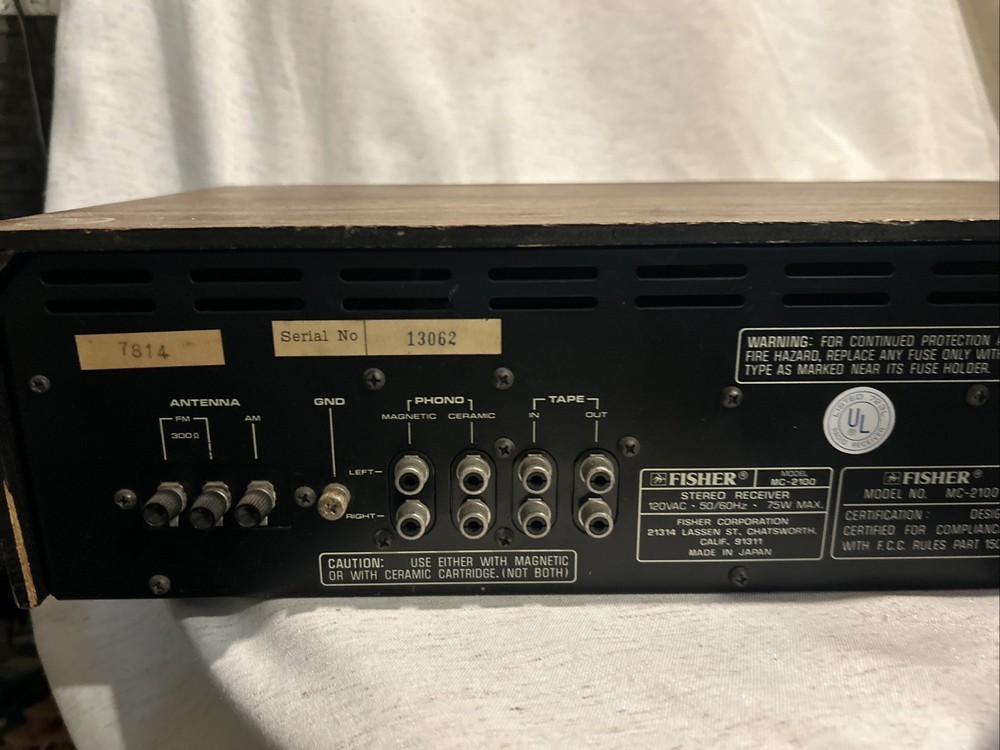 Fisher Stereo Receiver