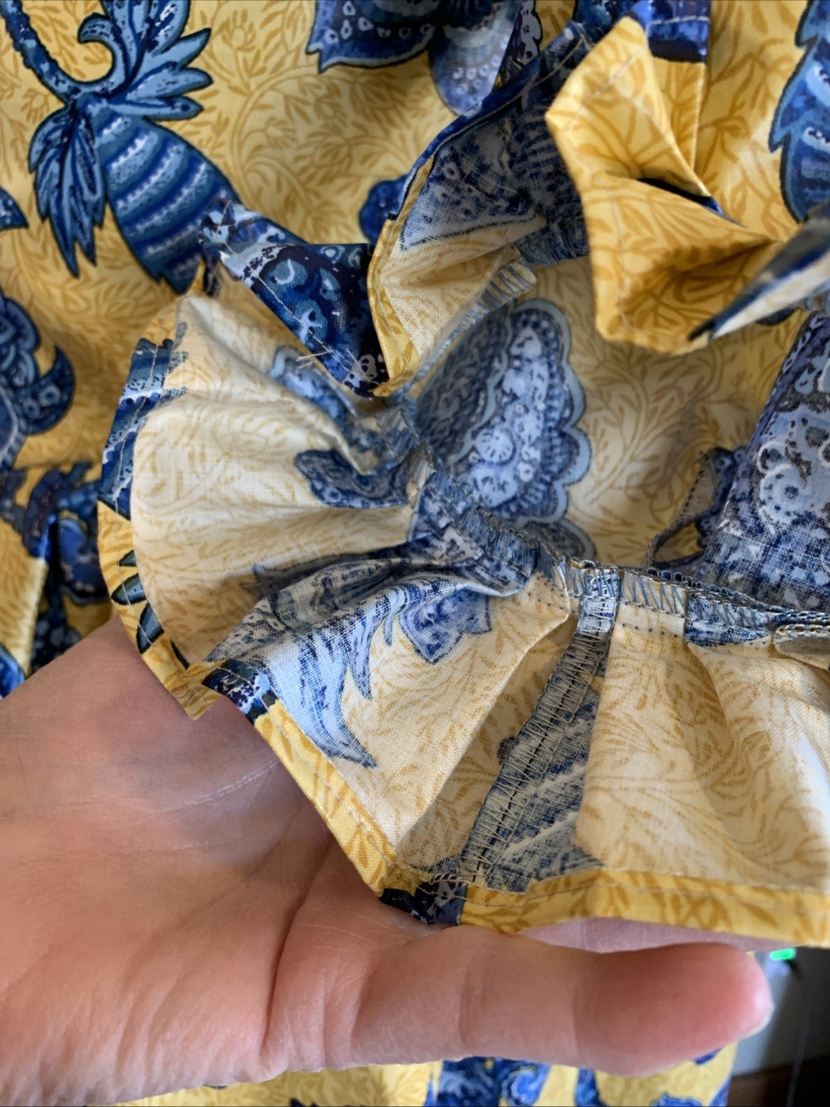 XL Outlander, Colonial/Rev War, Jacobean Botanical Cotton Overdress/Gown NWOT