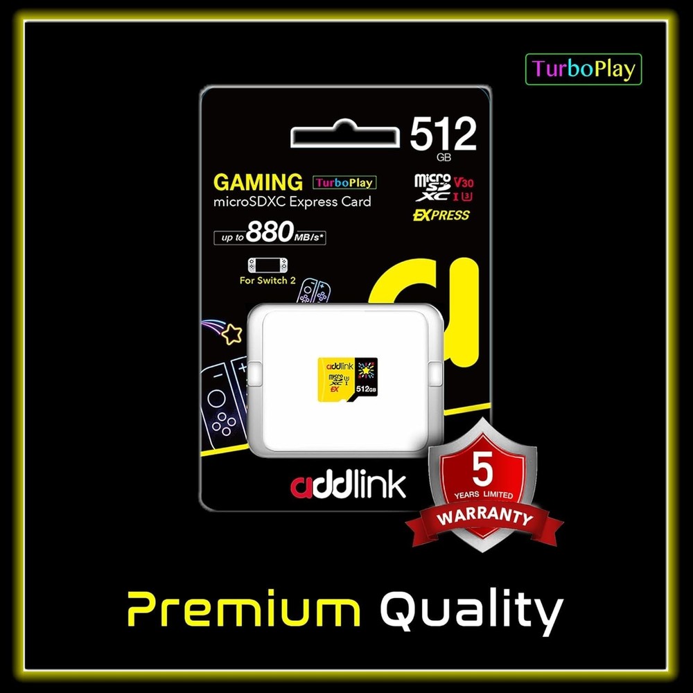 512GB Gaming microSD Express Card for Nintendo-Switch 2