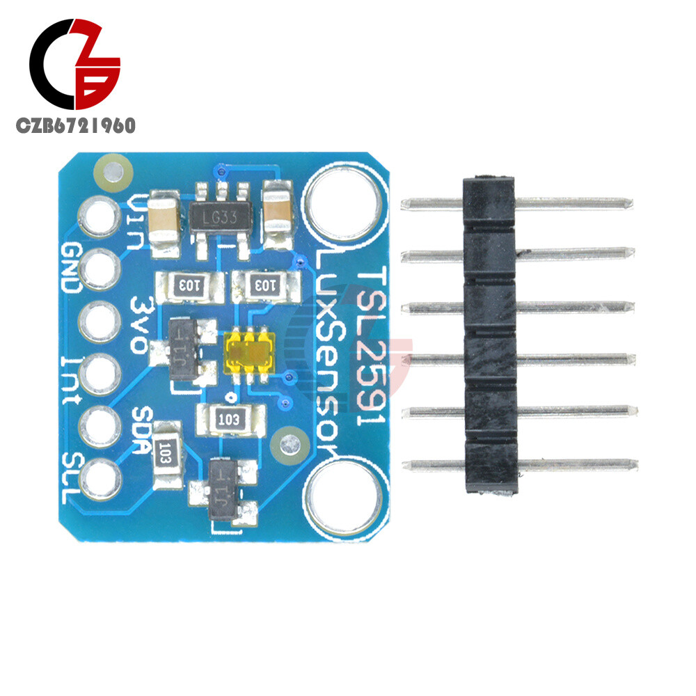 1/5/10X TSL2591 High Dynamic Measuring Range Digital I2C IIC Light Sensor Module