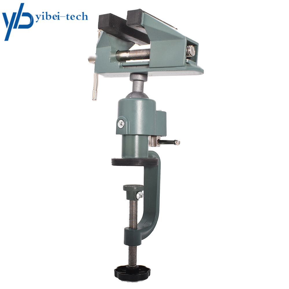 3" Aluminum Swivel 360° Rotating Universal Table Vise For Holding Small Parts