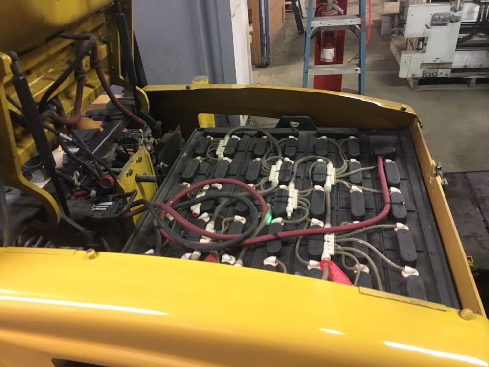2018 Yale 7000 LB Solid Pneumatic Electric Forklift With SS/FP