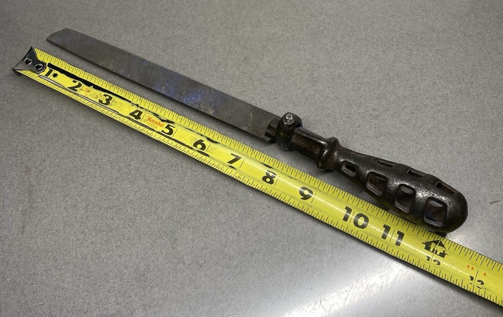 Antique Vintage File Tool Cast Iron Handle