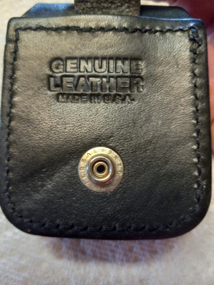 Leather Cigarette Lighter Belt Case Made In U.S.A.
