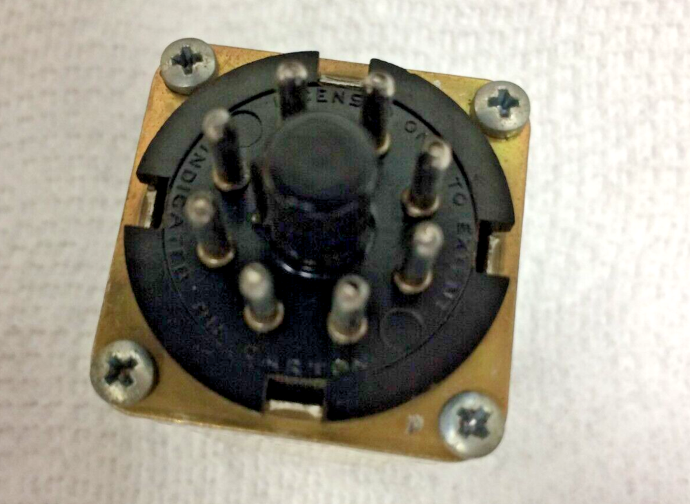 AMF Potter Brumfield 500 OHm Relay and Curtis Socket, New Open Box