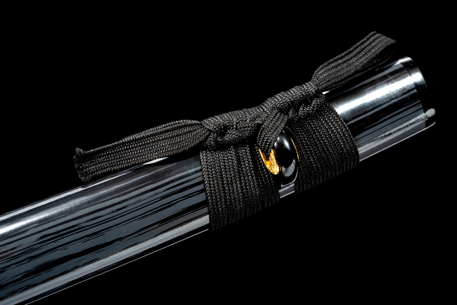 Sharp All Black Katana 1095 Steel Battle Ready Japanese Samurai Functional Sword