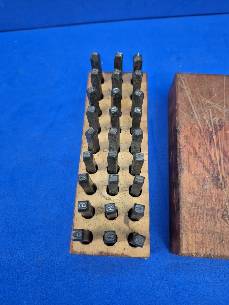 Millers Falls 1/8" Letter Stamp Set