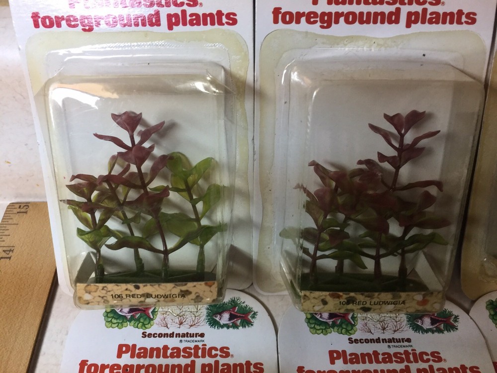 Second Nature Plastic Aquarium Plants 11 pieces