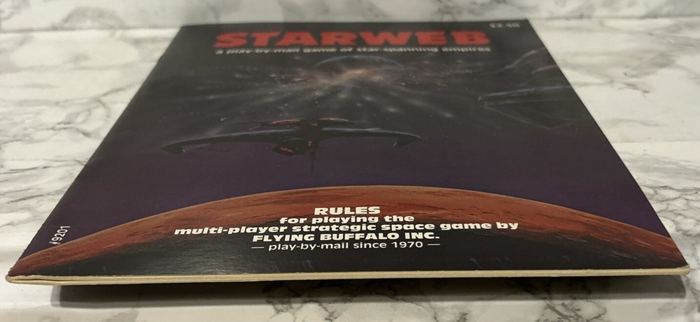 StarWeb Game by Mail Flying Buffalo 6th Edition Rules First Printing August 1981