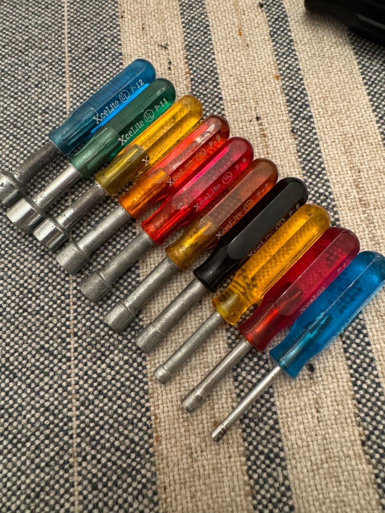 Xcelite Metric Nut Driver Set 11pc USA Made Hand Tool Set