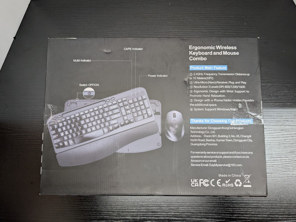 KG812 Wireless Keyboard and Mouse Combo