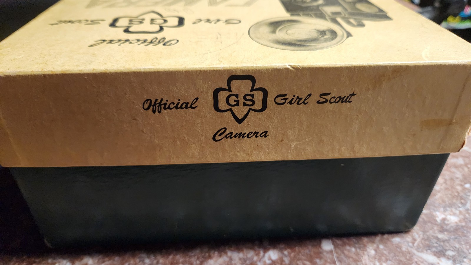 1950s Official Girl Scout Camera With M2 Plus Flash. Cat. No. 821 W/Box. RARE