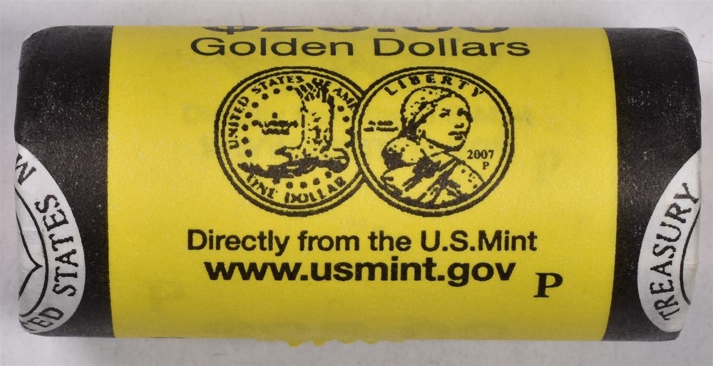 2007-P Native American Dollars - BU Mint Wrapped Roll