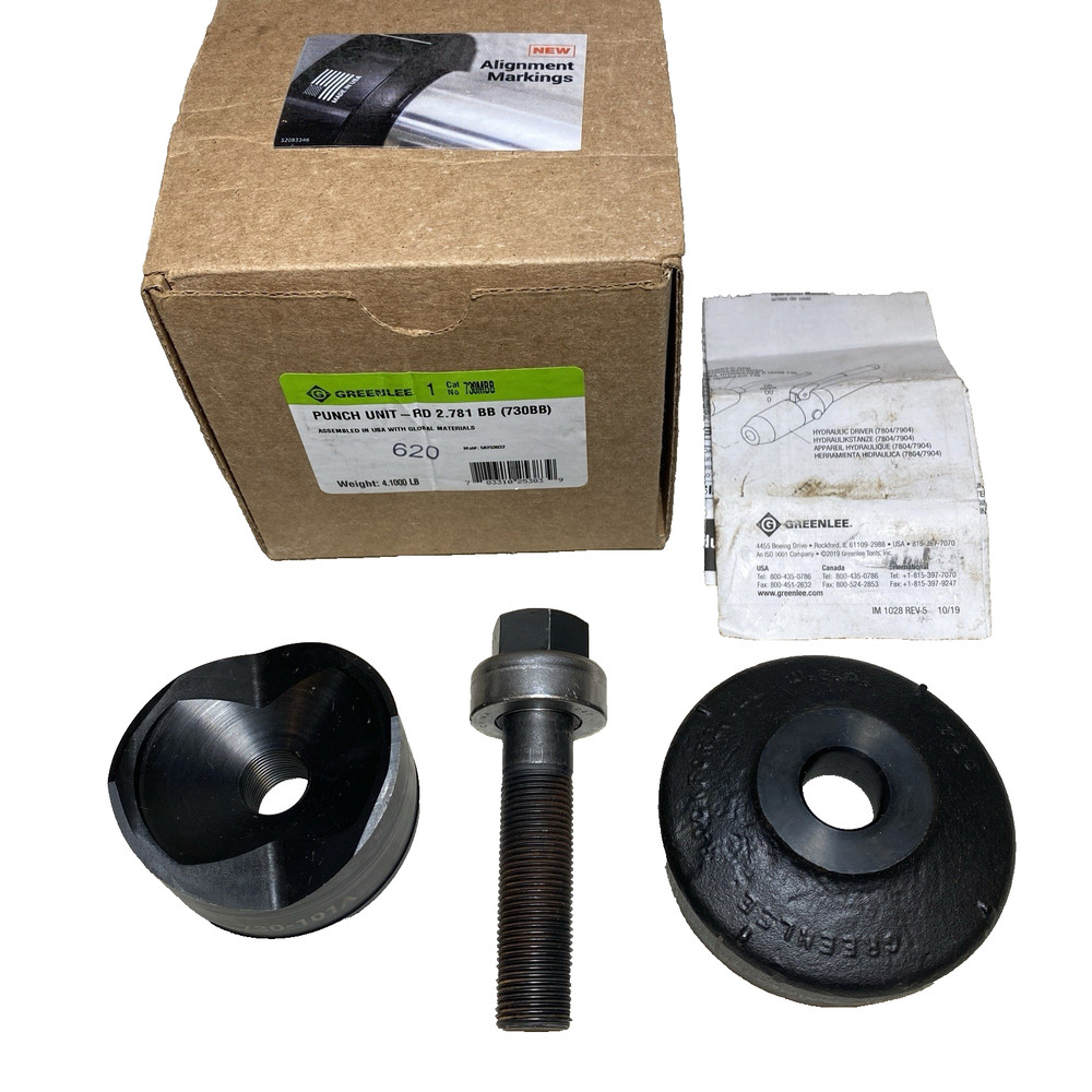 Genuine Greenlee 730MBB Punch Unit RD 2.781 BB (730BB)