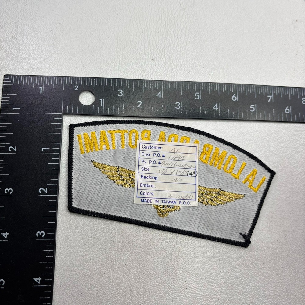 LA LOMBARDA ROTTAMI Hat Cap Patch 50Z0