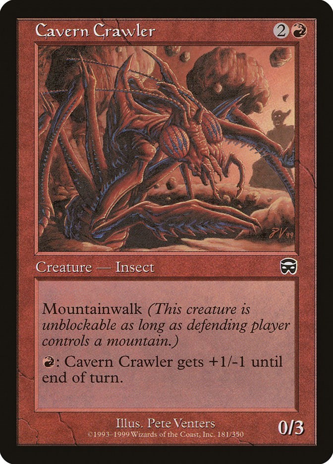 Cavern Crawler Mercadian Masques 181 MTG MP
