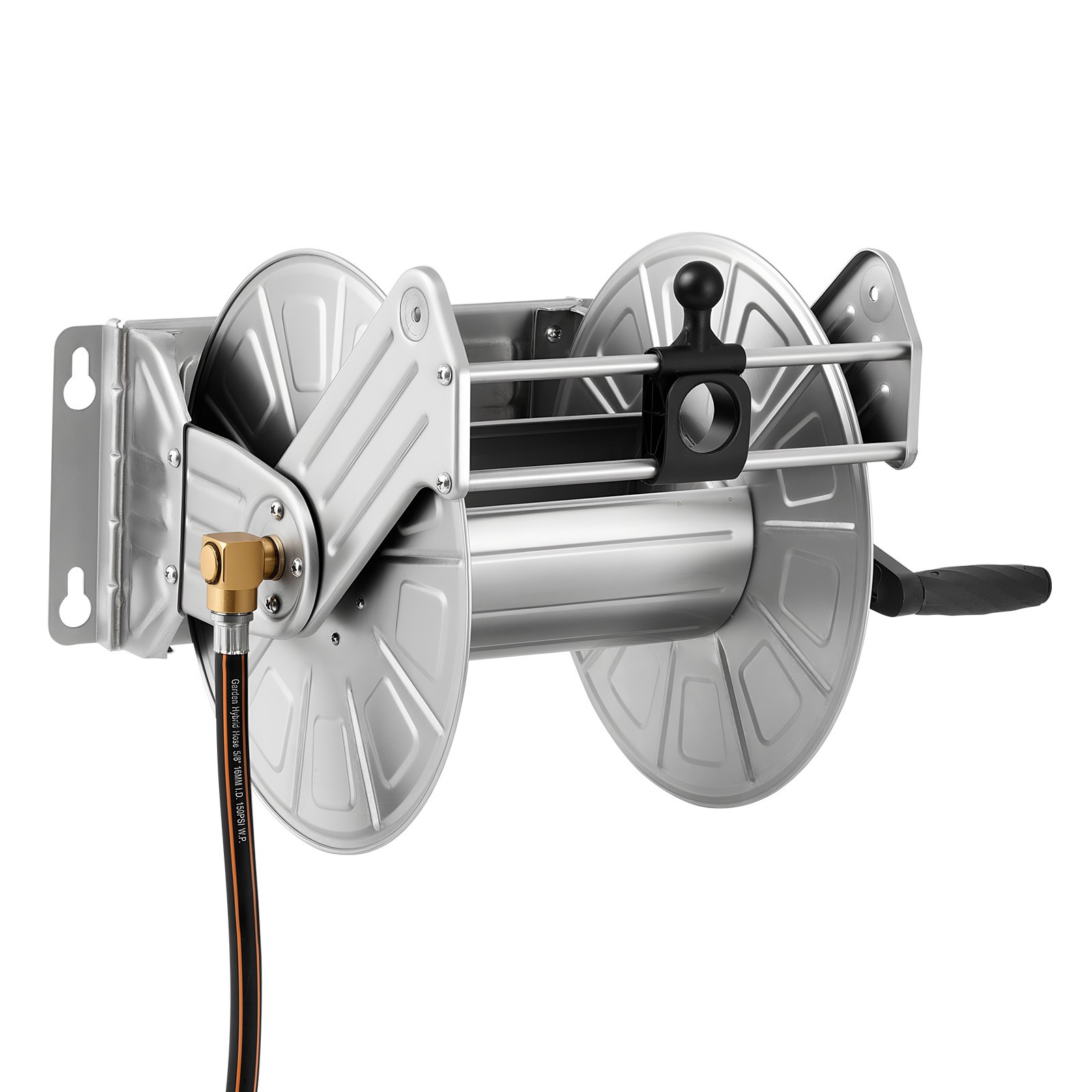 Wall Mounted Garden Hose Reel 150ft 5/8 in Hose Winder