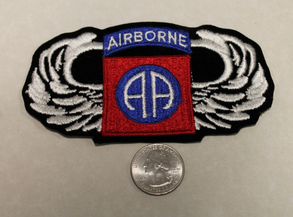 82nd Airborne Division Large Morale Army Jacket Patch