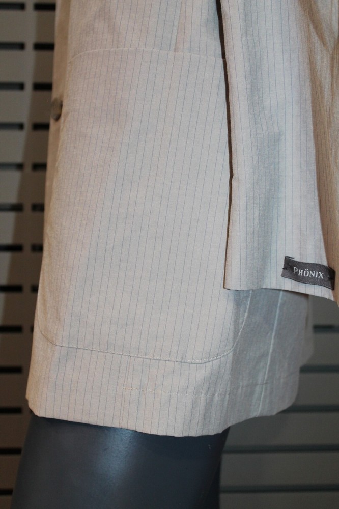 Phoenix and Protagonist Blazer RUBY new Size 50 Gray Striped 3087 69