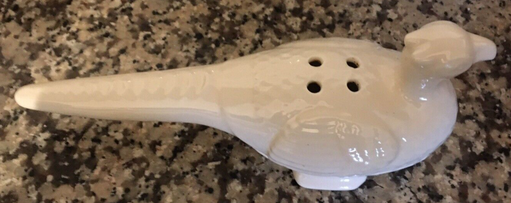 Vintage Incense Holder Burner Ceramic Pheasant Bird 2 pc
