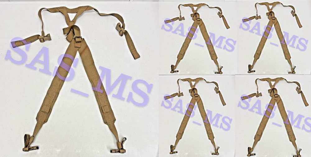 5X USMC COYOTE CHEST RIG TACTICAL ASSAULT PANEL HARNESS ASSEMBLY SHOULDER STRAP