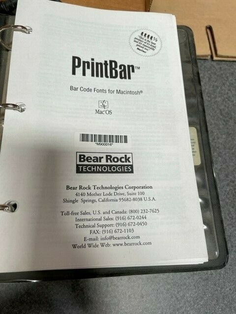 PrintBar Code Fonts Software for Mac & CodeScan 3000+ Bar Code Reader & HP Wand