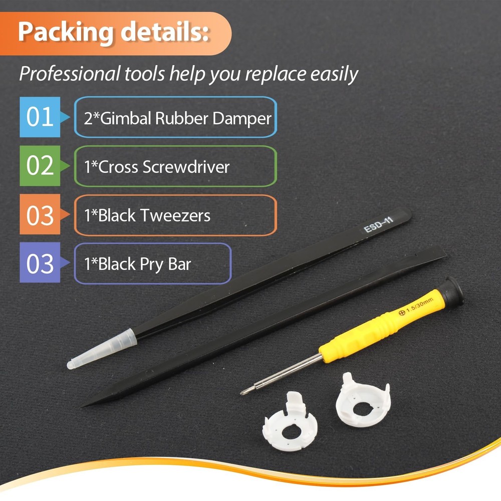 for DJI Mini 4 Pro Gimbal Shock Absorption Rubber Replacement Damper Camera