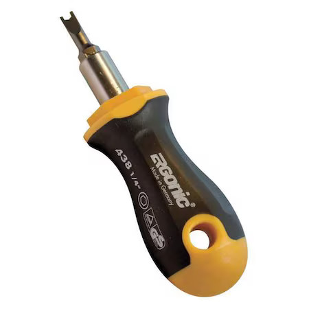 Jb Industries Shld-3-Driver Refrigerant Cap Lock Screwdriver, 3 In.