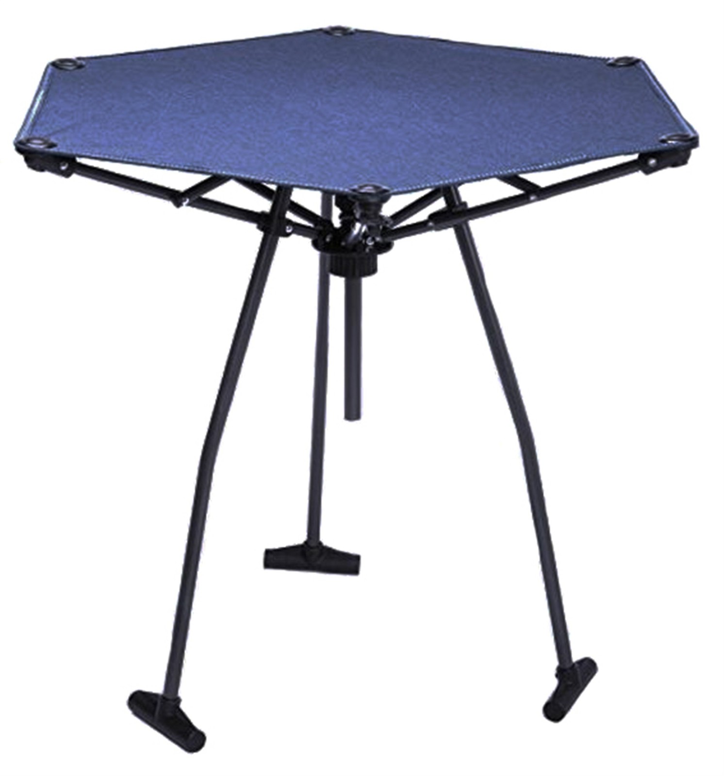 Zenithen Limited High Tension Hex Outdoor Folding Table, Navy Blue