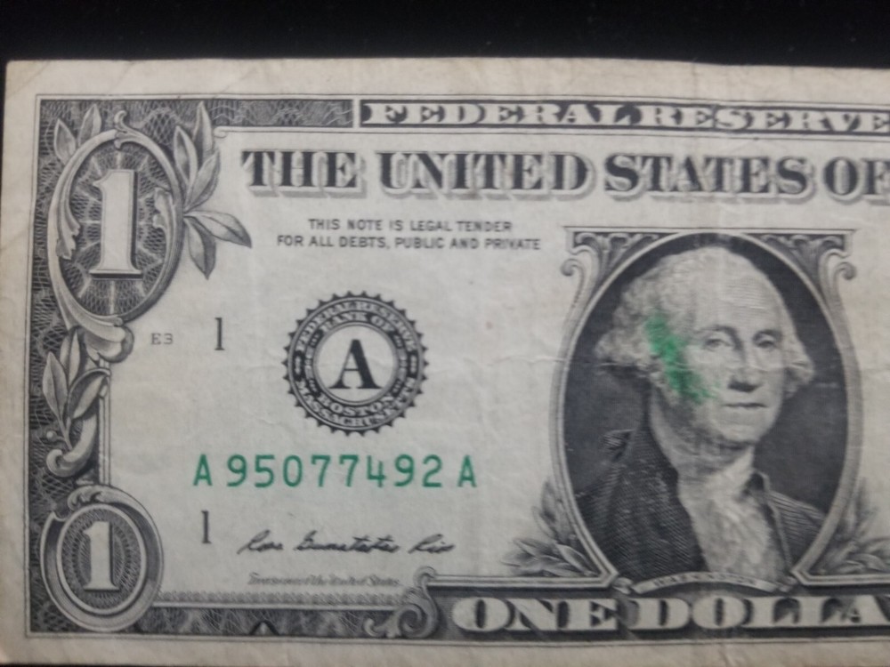 us $1 error bill