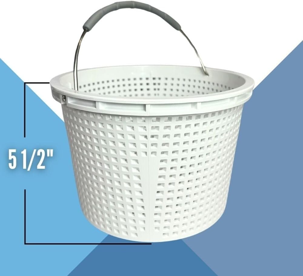 08650-0007 Pool Skimmer Basket Compatible with Pentair U-3 Skimmer Basket