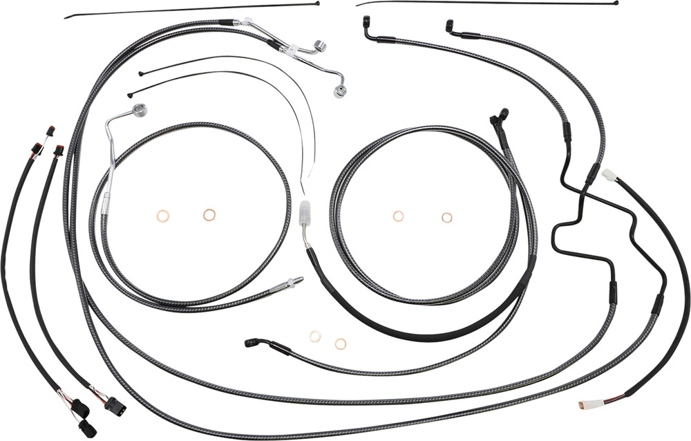 MAGNUM SHIELDING KARBONFIBR Designer Handlebar Installation Kit - 15"-17" -