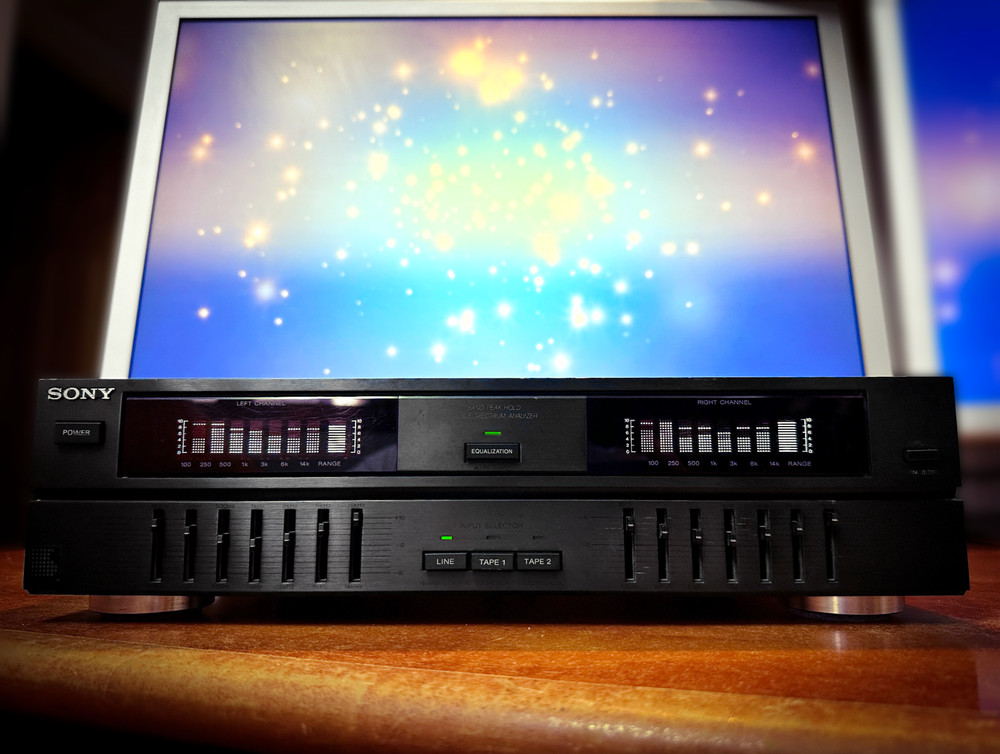 SONY SEQ-7700 🌈RaRe🌈 Vintage Stereo Graphic Equalizer