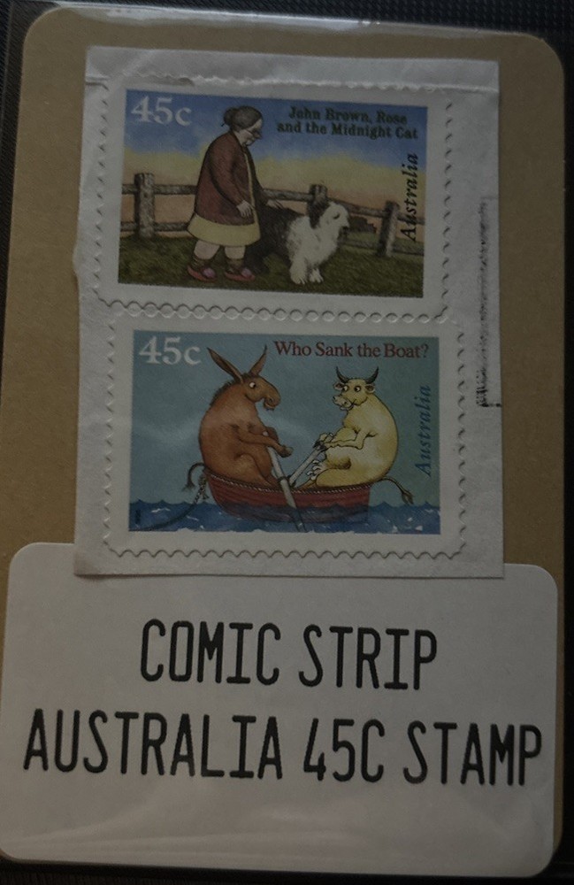 Australian Comic Strip 45c Postage Stamp Lot