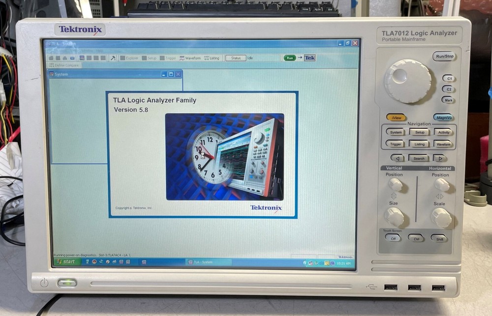 Tektronix TLA7012 Portable Logic Analyzer Mainframe with TLA7AC4 module