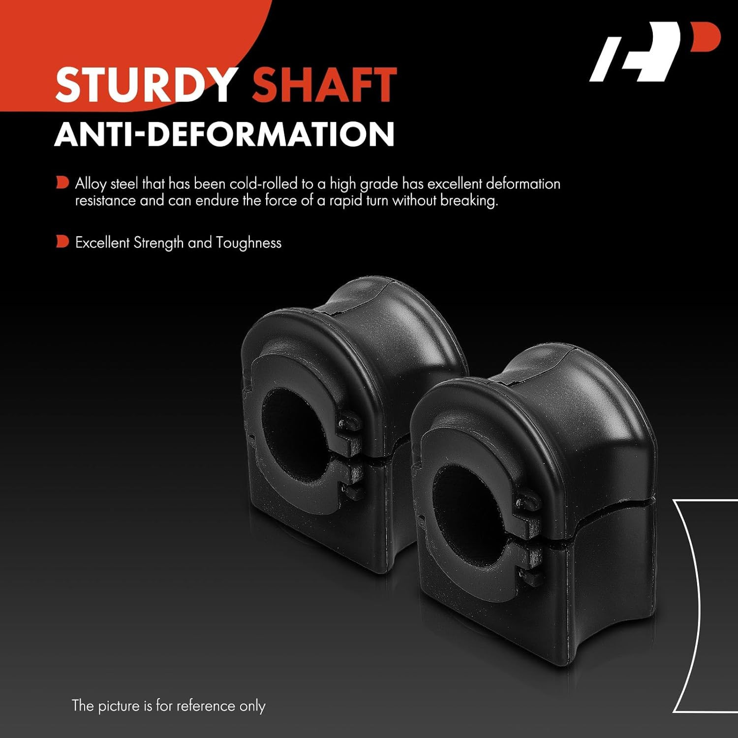 2 X Rear to Frame Suspension Stabilizer Bar Bushings Sway Bar Bushings, Compatib