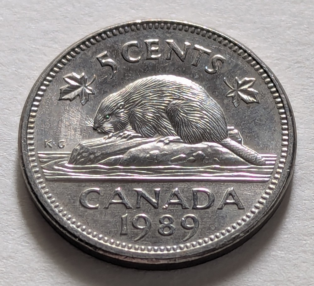 Canada, 1989, 5 Cents
