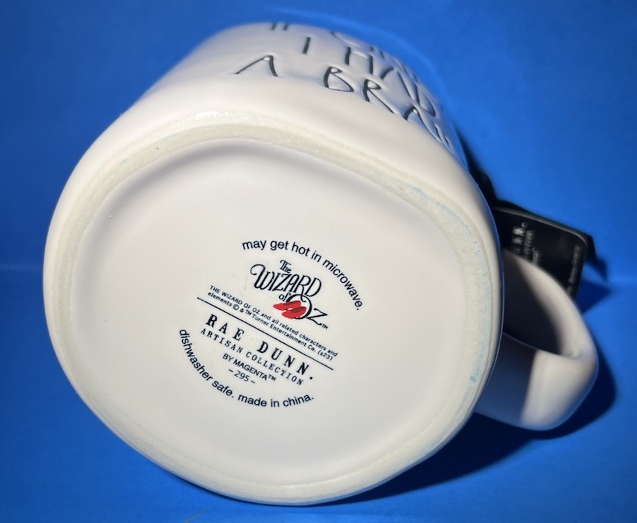 Wizard of Oz Scarecrow Emerald City Coffee Mug Set Collectible Rae Dunn NWT