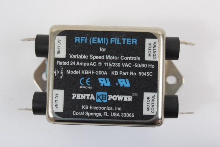 KP Electrinics RFI EMI FILTER Variable Speed Motor Controls Unused